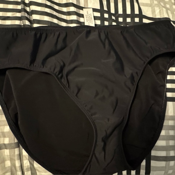 Never Worn! Shape FX High-Waisted Tummy Control Black Swim Bottoms - Size S - Picture 4 of 7